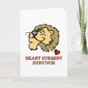 Carte Chirurgie cardiaque Lion survivant