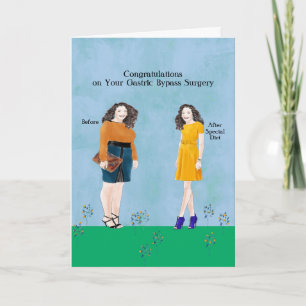 Carte Chirurgie de contournement gastrique avant et aprè