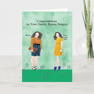 Carte Chirurgie de contournement gastrique avant et aprè