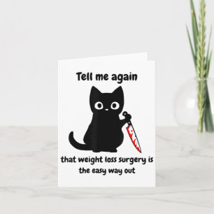 Carte Chirurgie de perte de poids pour chat en colère Ch
