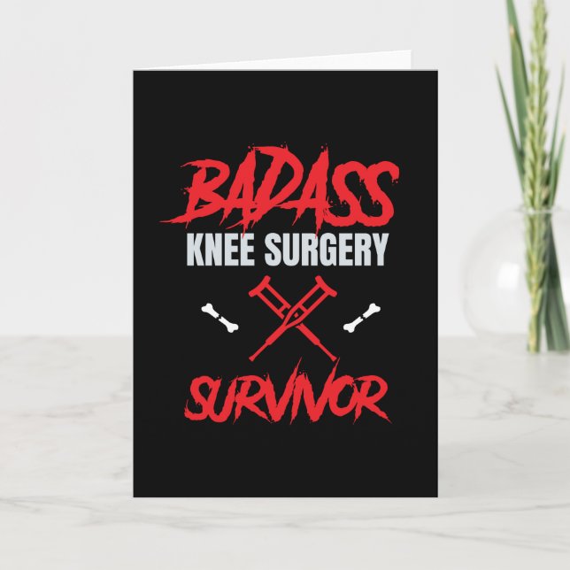Carte Chirurgie du genou Survivant Chirurgie du genou (Devant)
