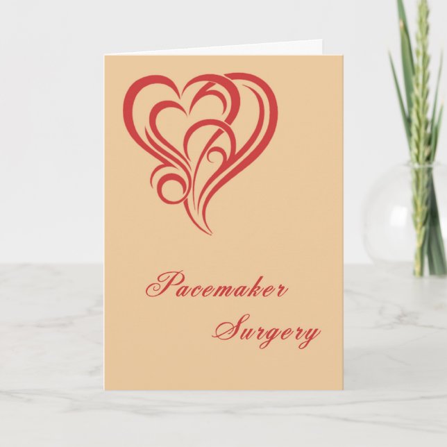 Carte Chirurgie Pacemaker avec le Coeur de Red Des (Devant)