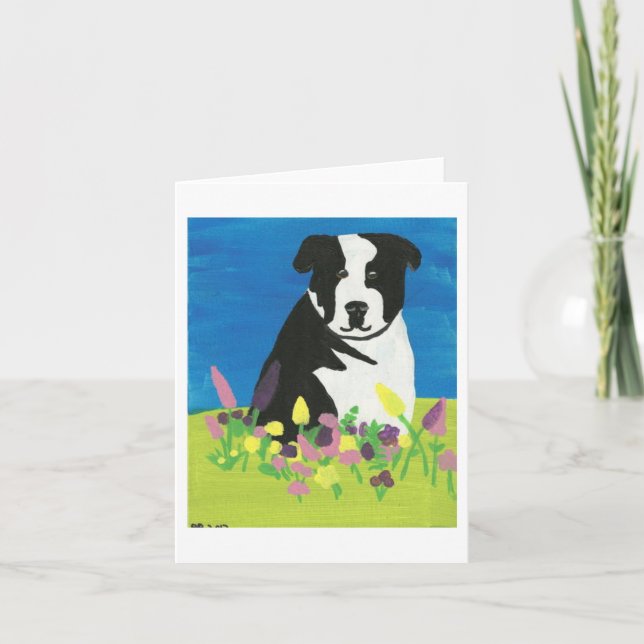 Carte Chloe dans le jardin (Devant)