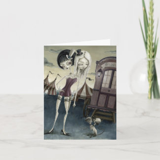 Carte Chloe, Zoe et les chatons siamois