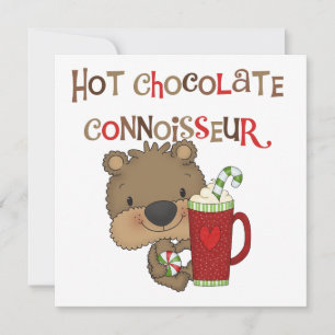 Carte Chocolat chaud Connoisseur Garçon Ours