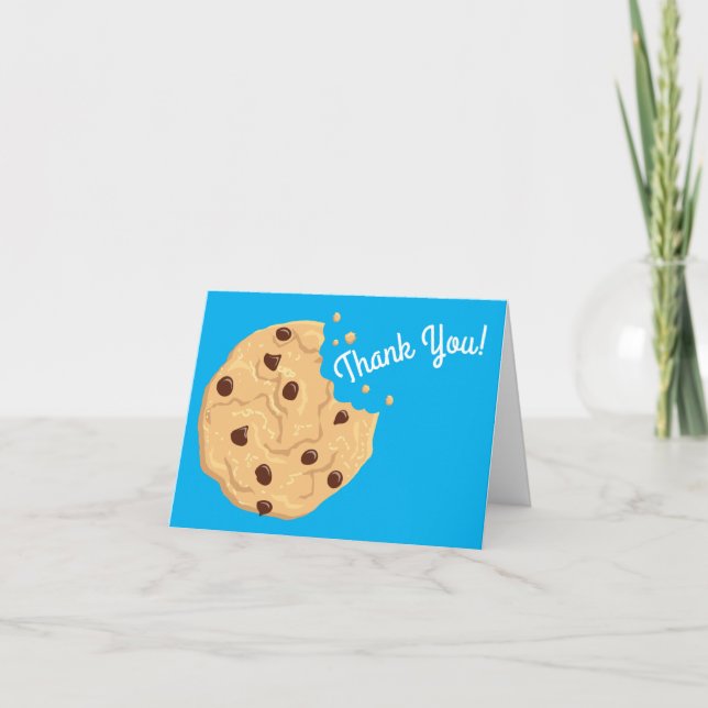 Carte Chocolat Chip Cookie Enfants 1er Anniversaire Part (Devant)