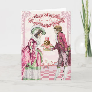 Carte Chocolat Marie Antoinette