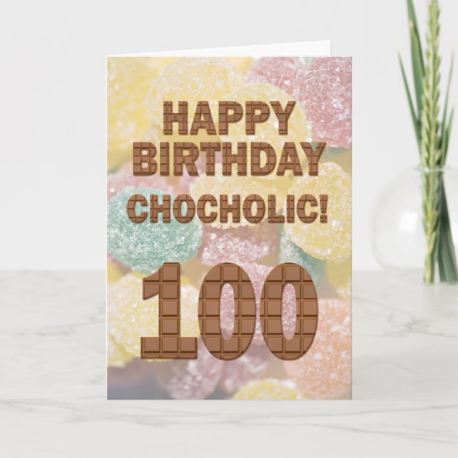 Carte Chocololique 100e anniversaire (Devant)