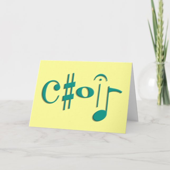 Carte choeur (Devant)