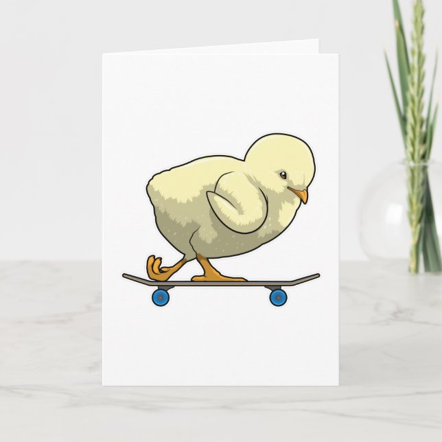 Carte Choisir comme patineur avec skateboard (Devant)