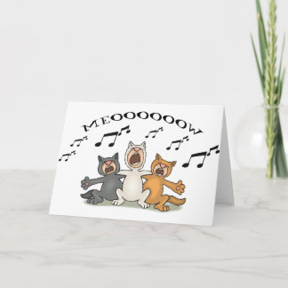 Carte Chorale de chats