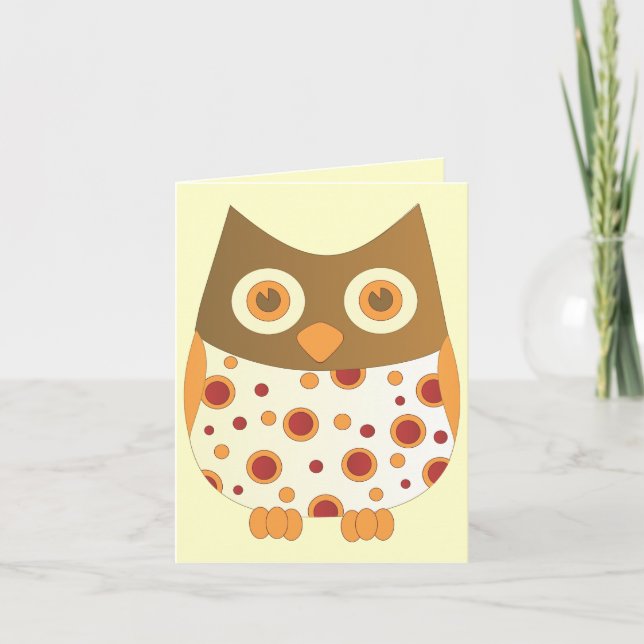 Carte Chouette (Devant)