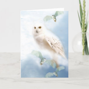 Carte Chouette des neiges