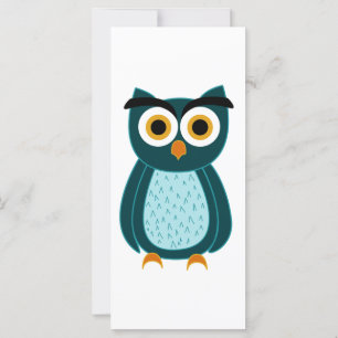 Carte Chouette mignonne