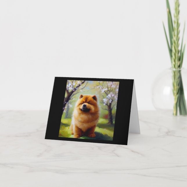 Carte Chow Chow Chien (Devant)
