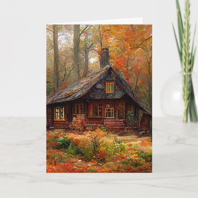 CARTE CHRÉTIEN ANNIVERSAIRE CABINE ART GREETING CARD (Devant)