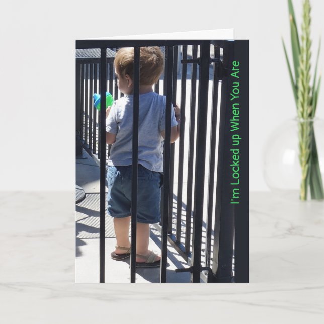 Carte chrétienne pour un détenu pour un papa (Devant)