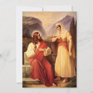 Carte Christ et Samaritain par Christian Schleisner