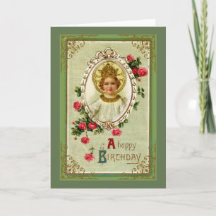 Carte Christ le Roi Enfant Jésus Roses