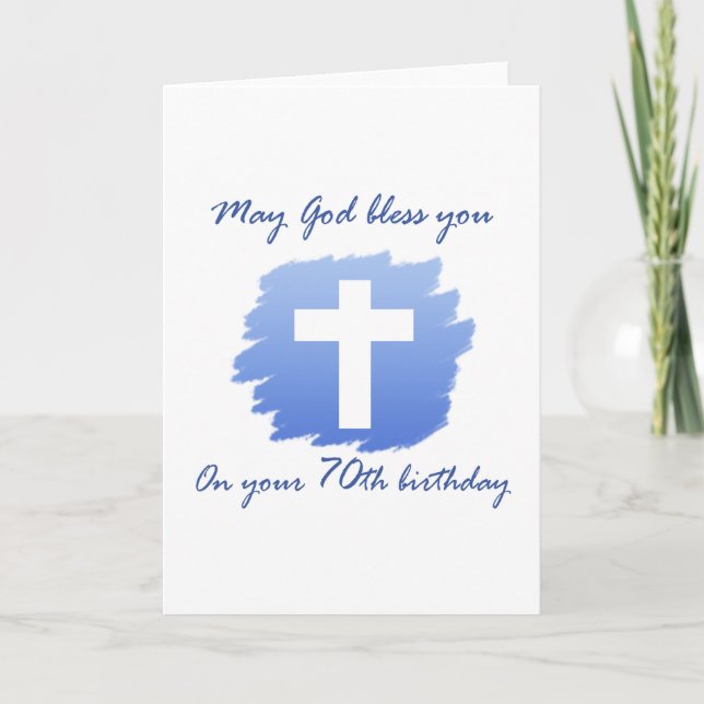 Carte Christian 70e anniversaire (Devant)