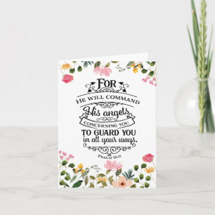 Carte Christian Floral Guard Vous