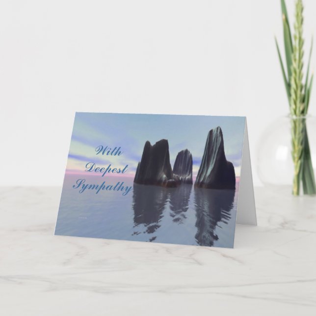 Carte Christian Sympathy Card (Devant)