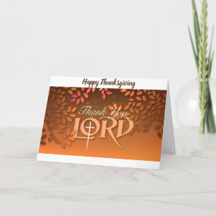 Carte Christian Thanksgiving