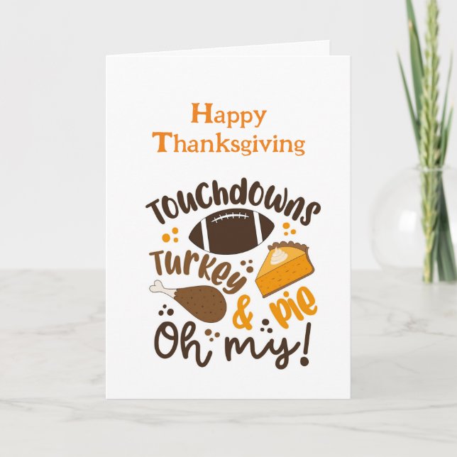 Carte Christian Thanksgiving (Devant)