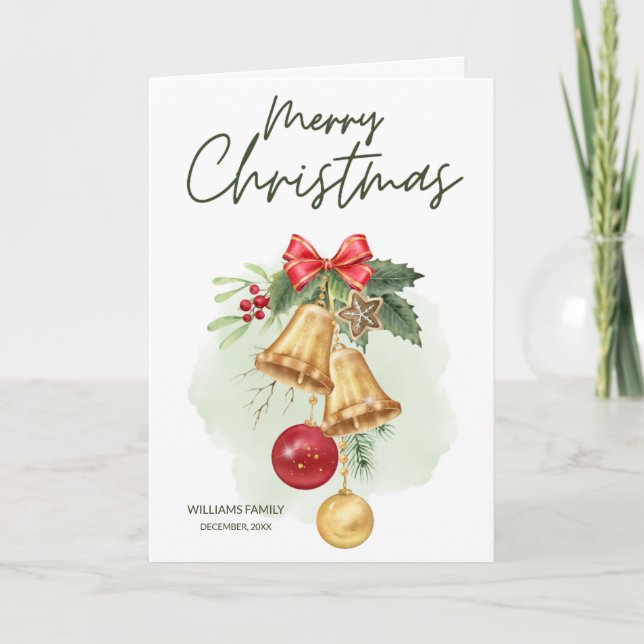 Carte Christmas Bells (Devant)