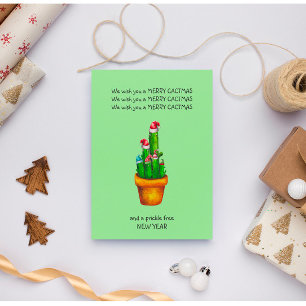 Carte Christmas Cactus