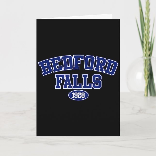 Carte Christmas Clic Movie, Bedford Falls. George Bailey (Devant)