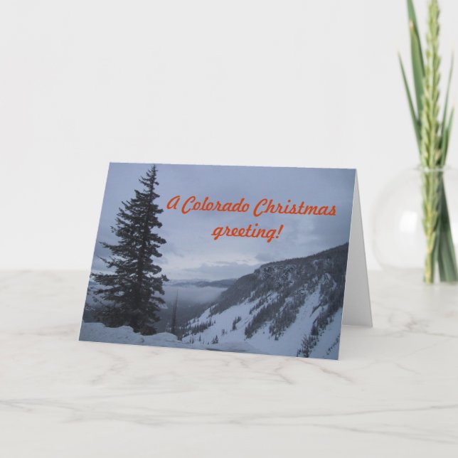 Carte Christmas Colorado (Devant)