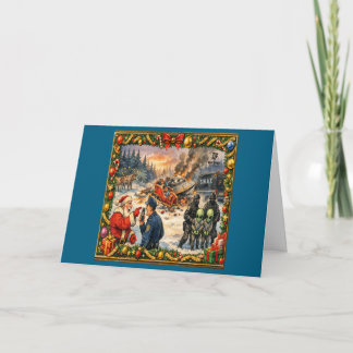 Carte Christmas Crash Greeting Card