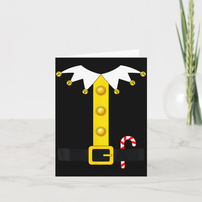 Carte Christmas Elf Costume  (Devant)