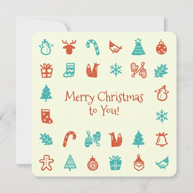 Carte Christmas gathering card (Devant)