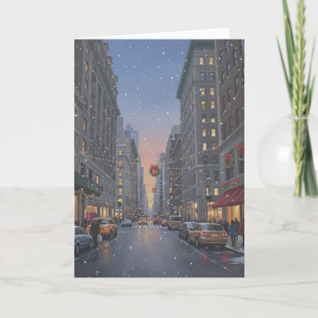 Carte Christmas In New York Card (Devant)