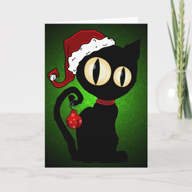 Carte 'Christmas Inkblot' (Devant)