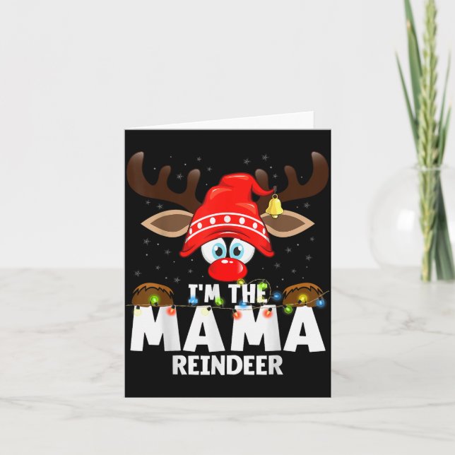 Carte Christmas Matching I'm The Mama Reindeer  (Devant)