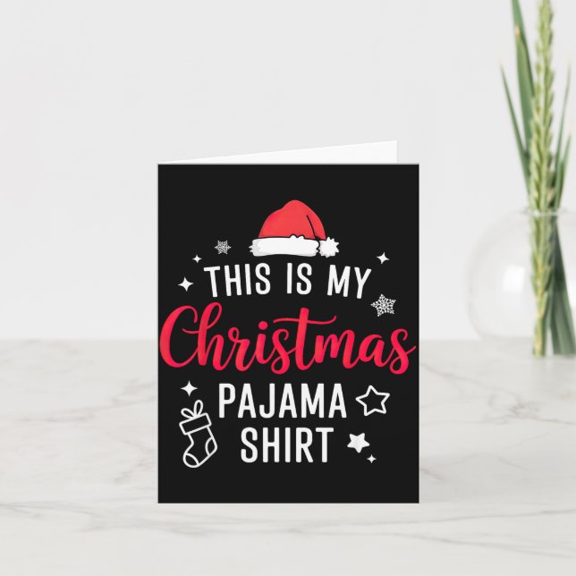 Carte Christmas Pj Pajama Pjs  (Devant)