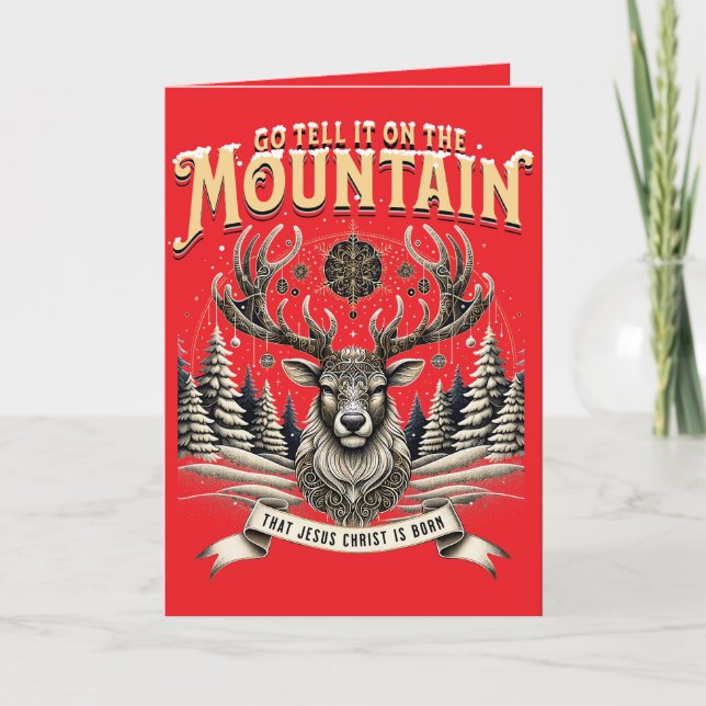 Carte Christmas Reindeer (Devant)