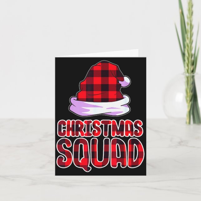 Carte Christmas Squad Family Group Matching Christmas Pa (Devant)