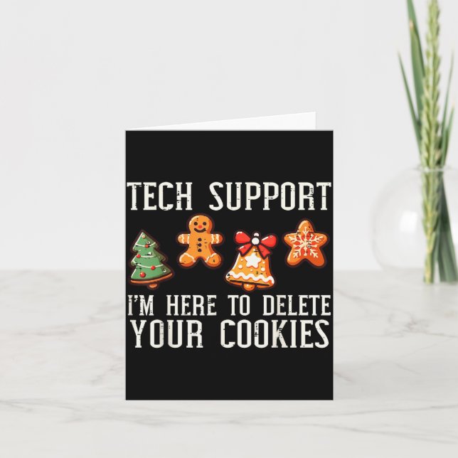 Carte Christmas Tech Suprt Here To Delete Cookies Xmas M (Devant)