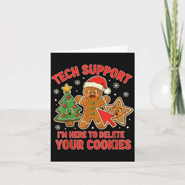 Carte Christmas Tech Suprt Here To Delete Cookies Xmas M (Devant)