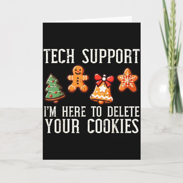 Carte Christmas Tech Suprt Here To Delete Cookies Xmas M (Devant)