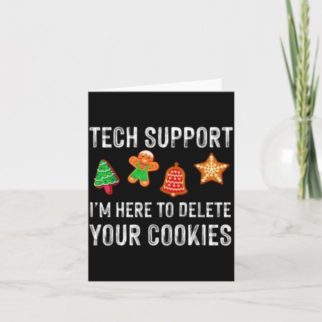 Carte Christmas Tech Suprt Here To Delete Cookies Xmas M (Devant)