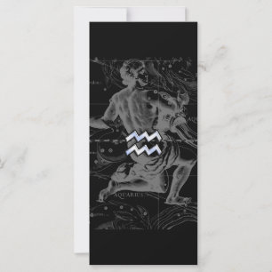 Carte Chrome comme Aquarius Zodiac Connexion Hevelius