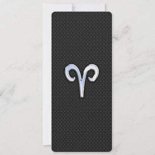 Carte Chrome Comme Aries Signe Zodiaque