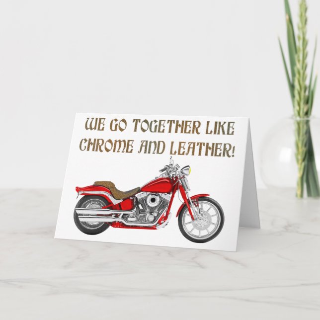 CARTE CHROME ET CUIR (Devant)