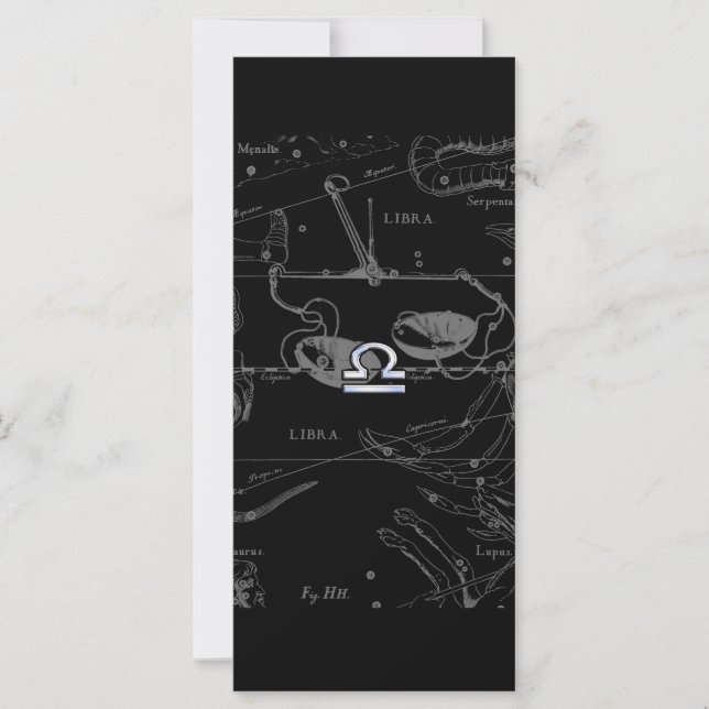 Carte Chrome like Libra Zodiac (Devant)