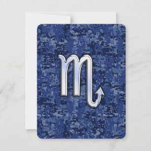 Carte Chrome Scorpio Zodiac Connexion Marine Camo Bleu
